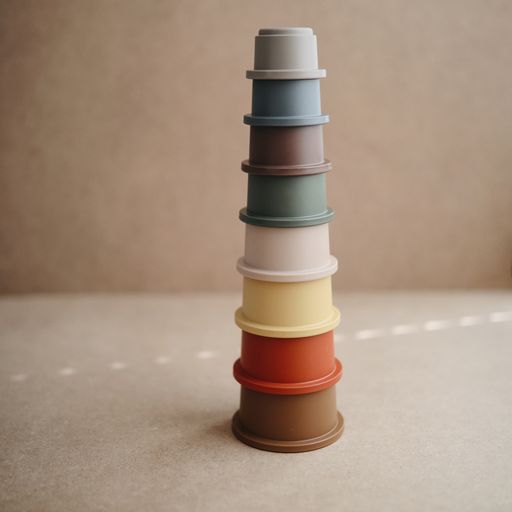 Mushie stackings cops jouets enfants bebe motricité éveil cadeaux accessoires le beguin de charlie concept store tours