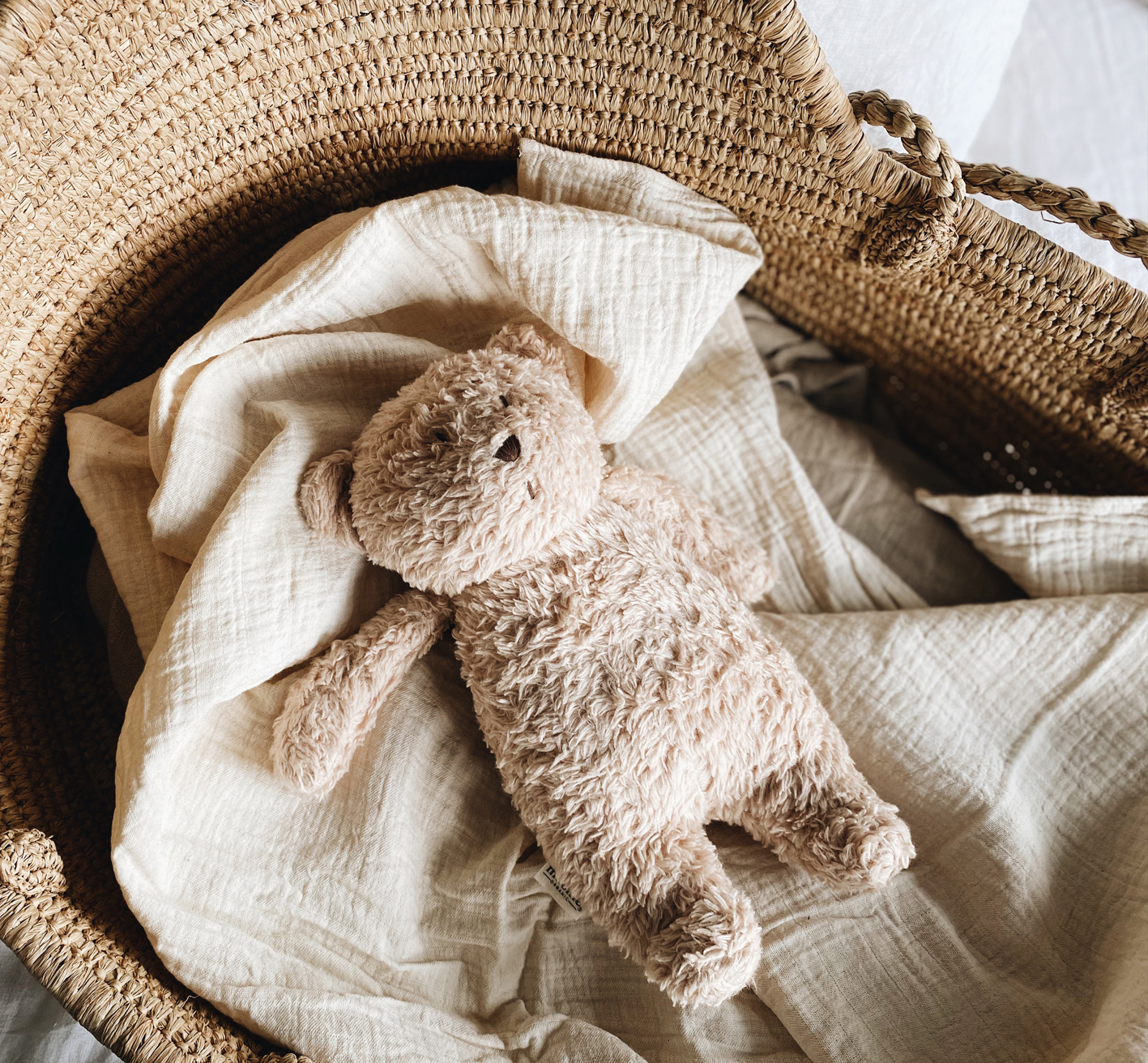 Veilleuse peluche ours Moonie / Sable – Image 2