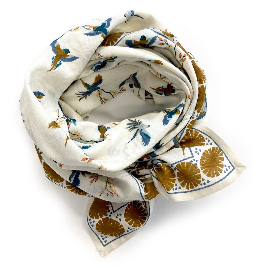 Foulard apaches Latika manika accessoires mode enfants bebe concept store tours cadeau naissance hivers été parents enfants famille baby shower bapteme kids baby&kids block Print Indre et Loire tours 37 le béguin de Charlie