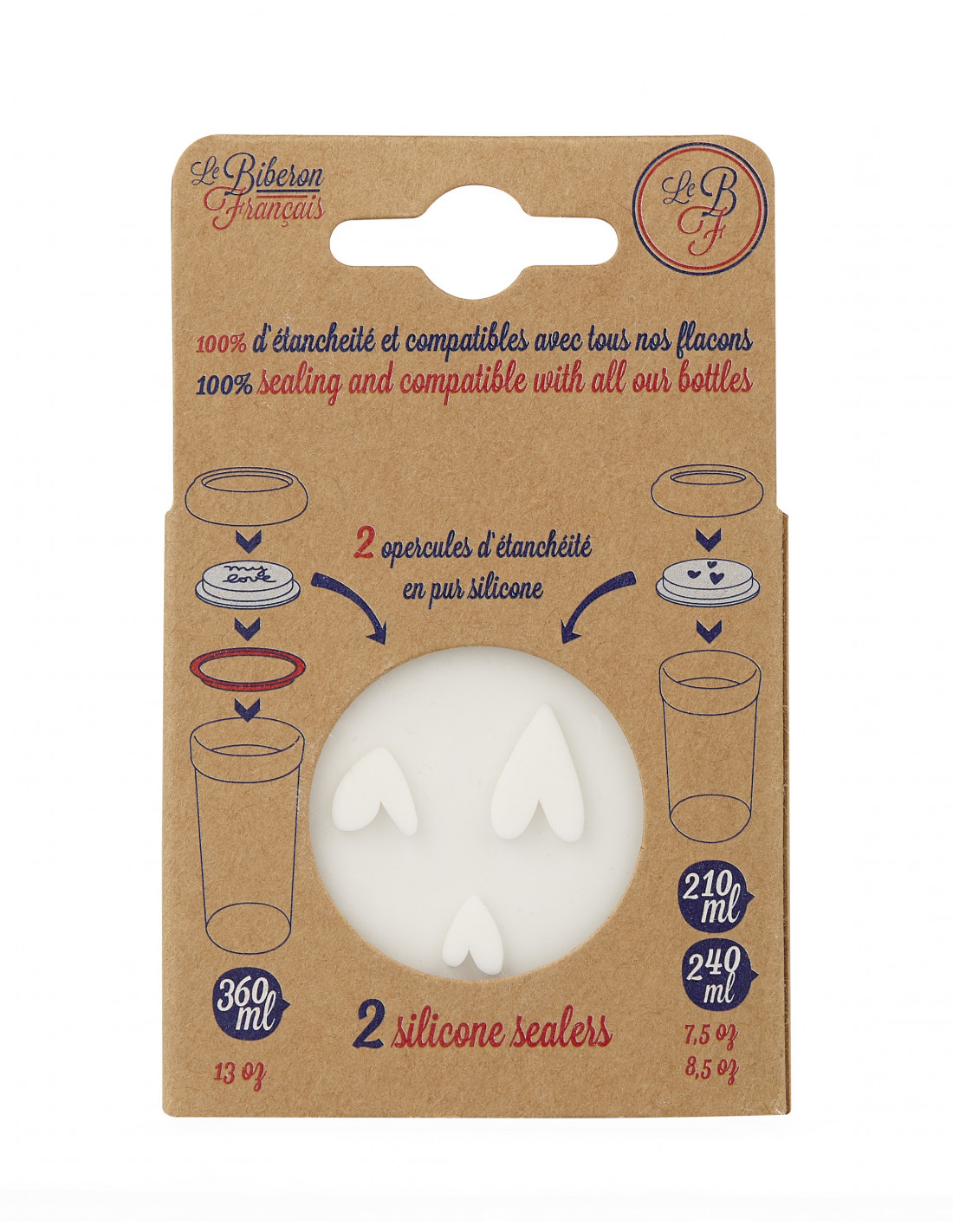 Le biberon français opercules en silicone biberon bebe enfants naissance accessoires cadeau maternité le béguin de charlie concept store tours indre et Loire
