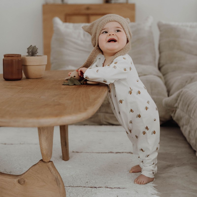 Bonjour Little le beguin de Charlie pyjama sommeil nuit confort douceur fille garçon bebe enfants cadeau maman tonka pansies californien Marbella Poppy trousse de toilette naissance maternité