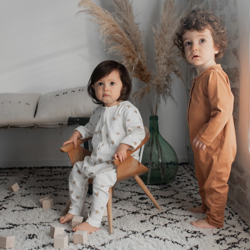 Bonjour Little le beguin de Charlie pyjama sommeil nuit confort douceur fille garçon bebe enfants cadeau maman tonka pansies californien Marbella Poppy trousse de toilette naissance maternité