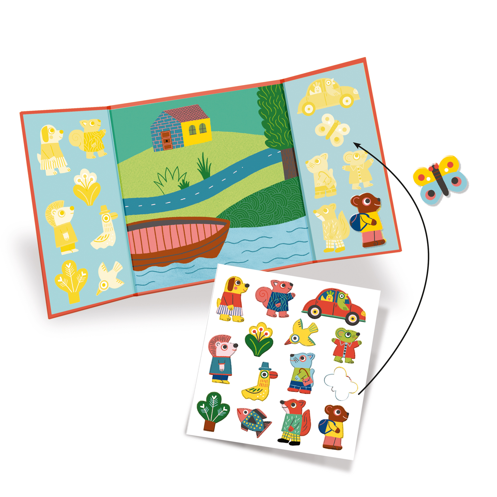 Djeco concept store enfants cadeaux eveil jeux de société puzzle tours anniversaire loisirs créatifs peinture coloriage jeux de cartes motricité memo loto gommettes tatouage