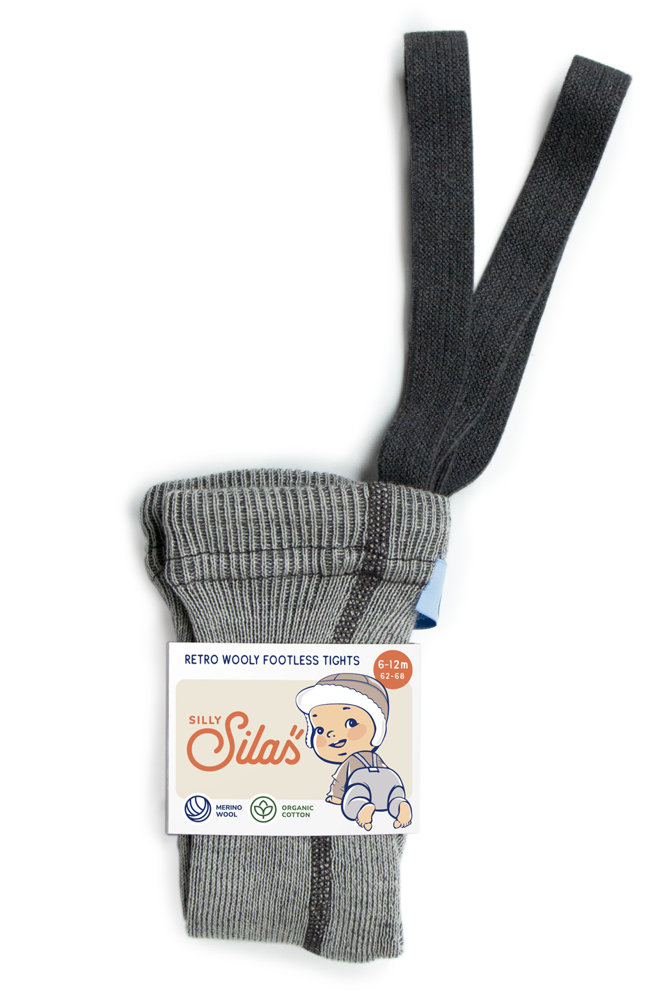 Silly Silas collant bretelles rétro bébé doux confortable vêtements mérinos oeko tex coton cadeaux naissance concept store tours bonnet gant le beguin de Charlie filles garçon