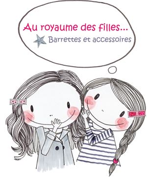 logo au royaume des filles barrettes bijoux le béguin de Charlie tours