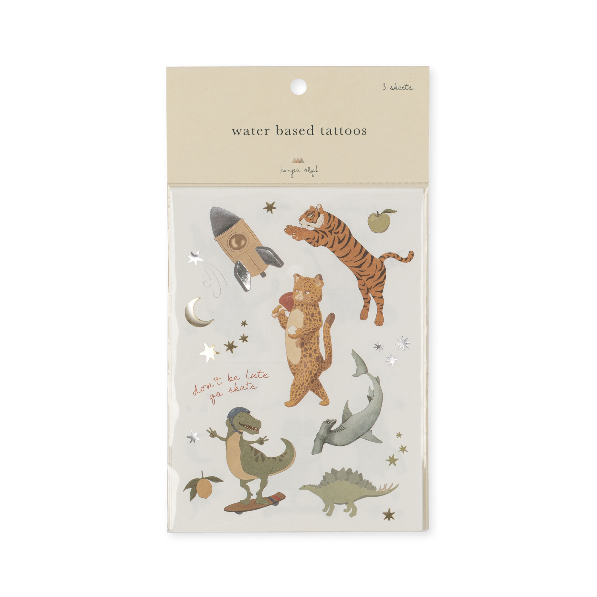 Konges slojd tatouages ephemeres enfants accessoires vacances cadeaux le beguin de charlie concept store tours indre et Loire