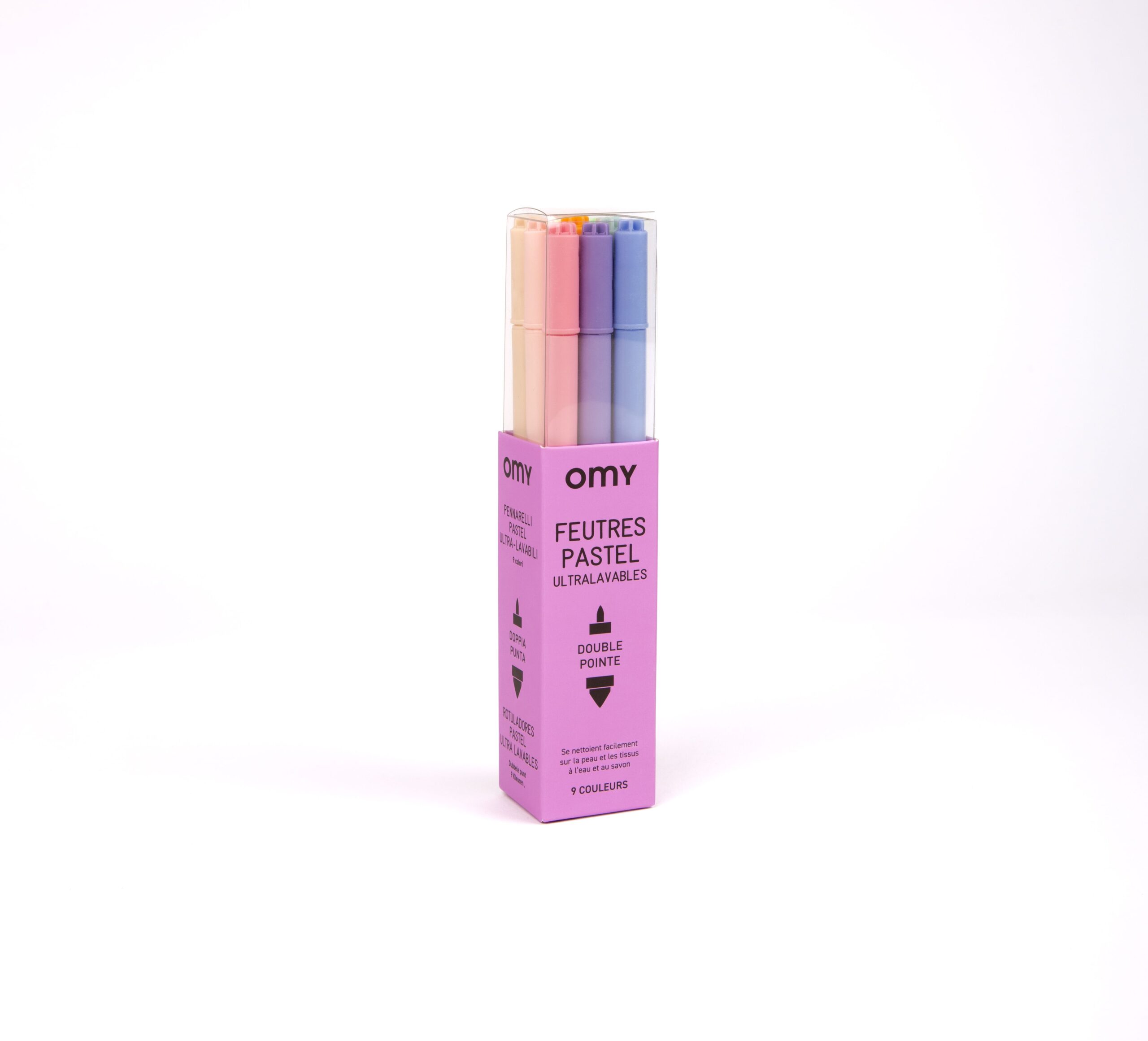 Omy crayons feutre magiques gel ultralavables couleurs coloriage loisirs créatifs cadeaux anniversaire Noel enfants fille garçon le beguin de Charlie concept store tours