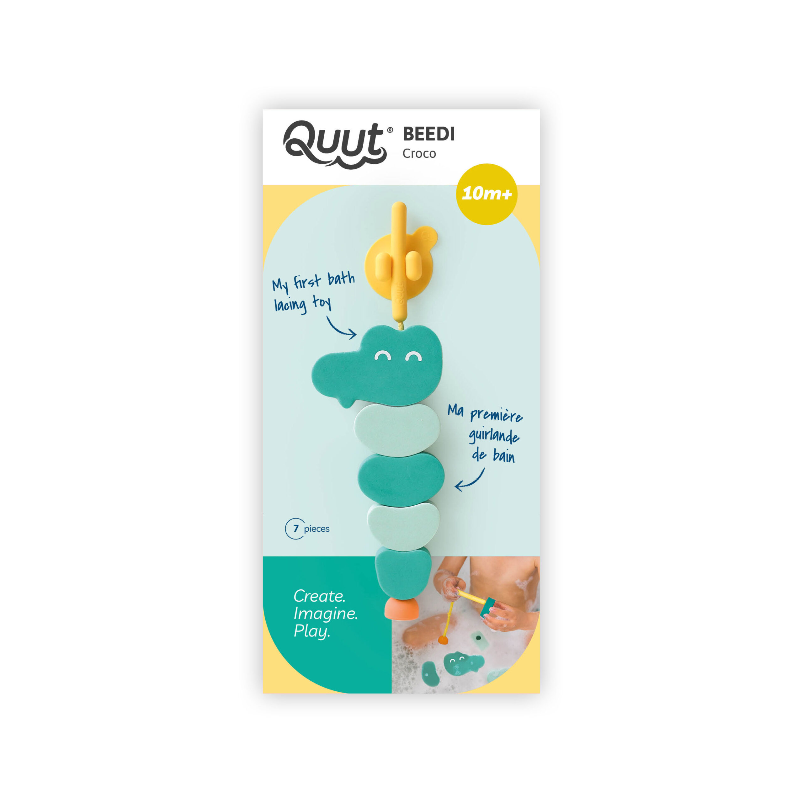 Quut puzzle de bain bebe enfant jouet cadeau concept store tours méduse requin Dino baleine ile aux trésors à la rescousse parade des animaux
