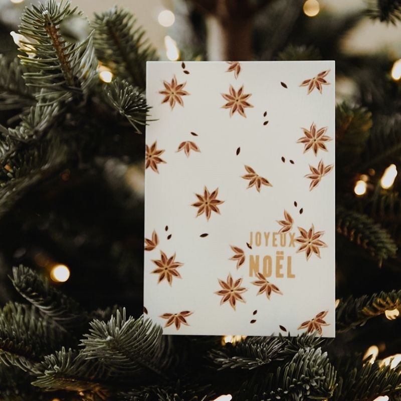 carte de Noel bonjour little le beguin de Charlie concept store tours bebe enfants cadeau accessoires