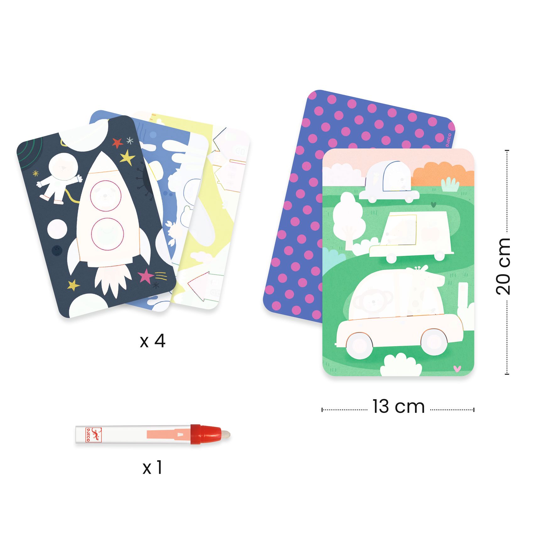 Djeco loisirs créatifs enfants bebes jeux coloriages magiques activités manuelles accessoires cadeaux le béguin de Charlie concept store tours