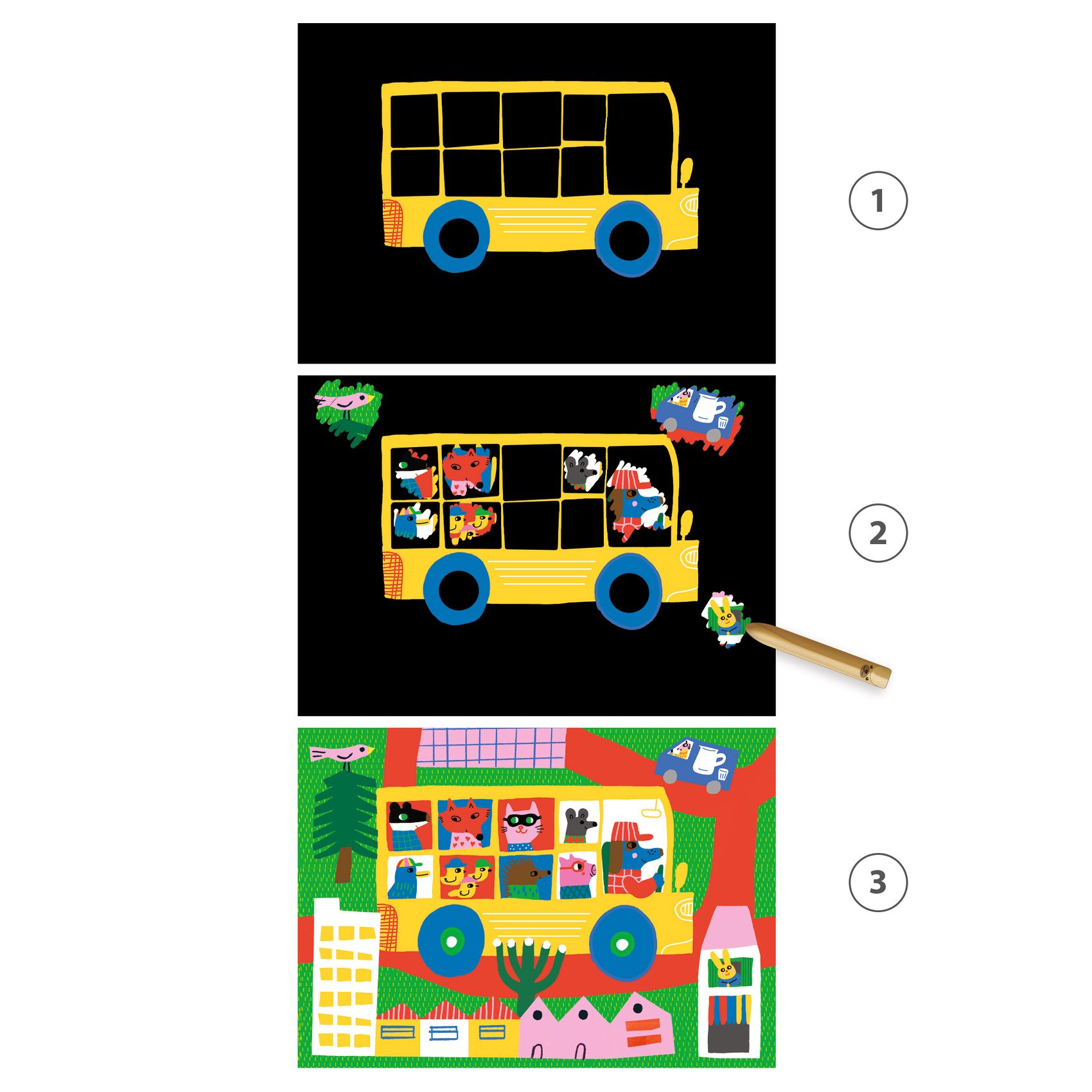 Djeco loisirs créatifs enfants bebes jeux coloriages magiques activités manuelles accessoires cadeaux le béguin de Charlie concept store tours