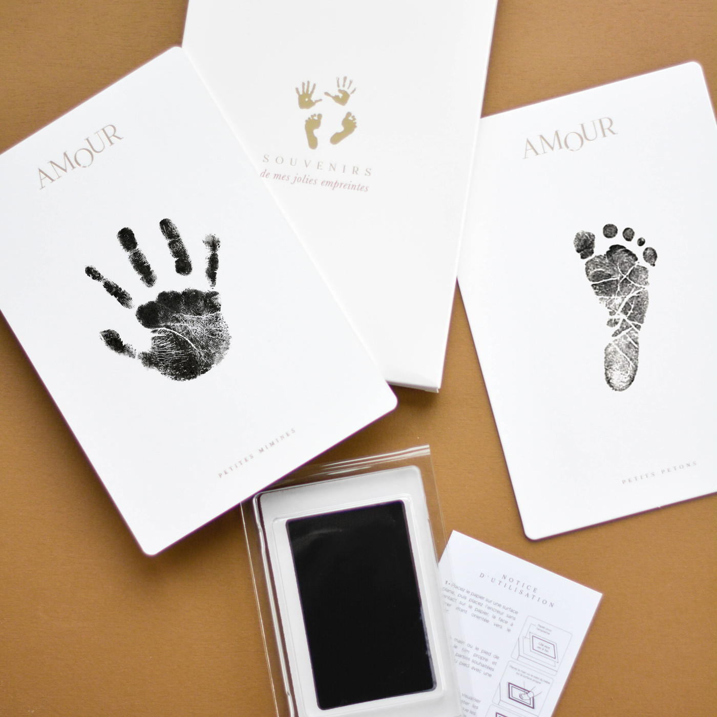 Zakuw kit d’empreinte cadeau naissance bebe éveil le beguin de charlie concept store tours indre et Loire