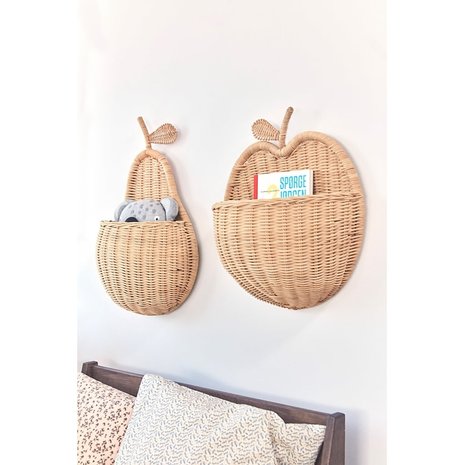 panier de rangement en rotin décoration pour la maison les chambres des enfants ou autre de la marque Oyoy chez le béguin de Charlie à Tours