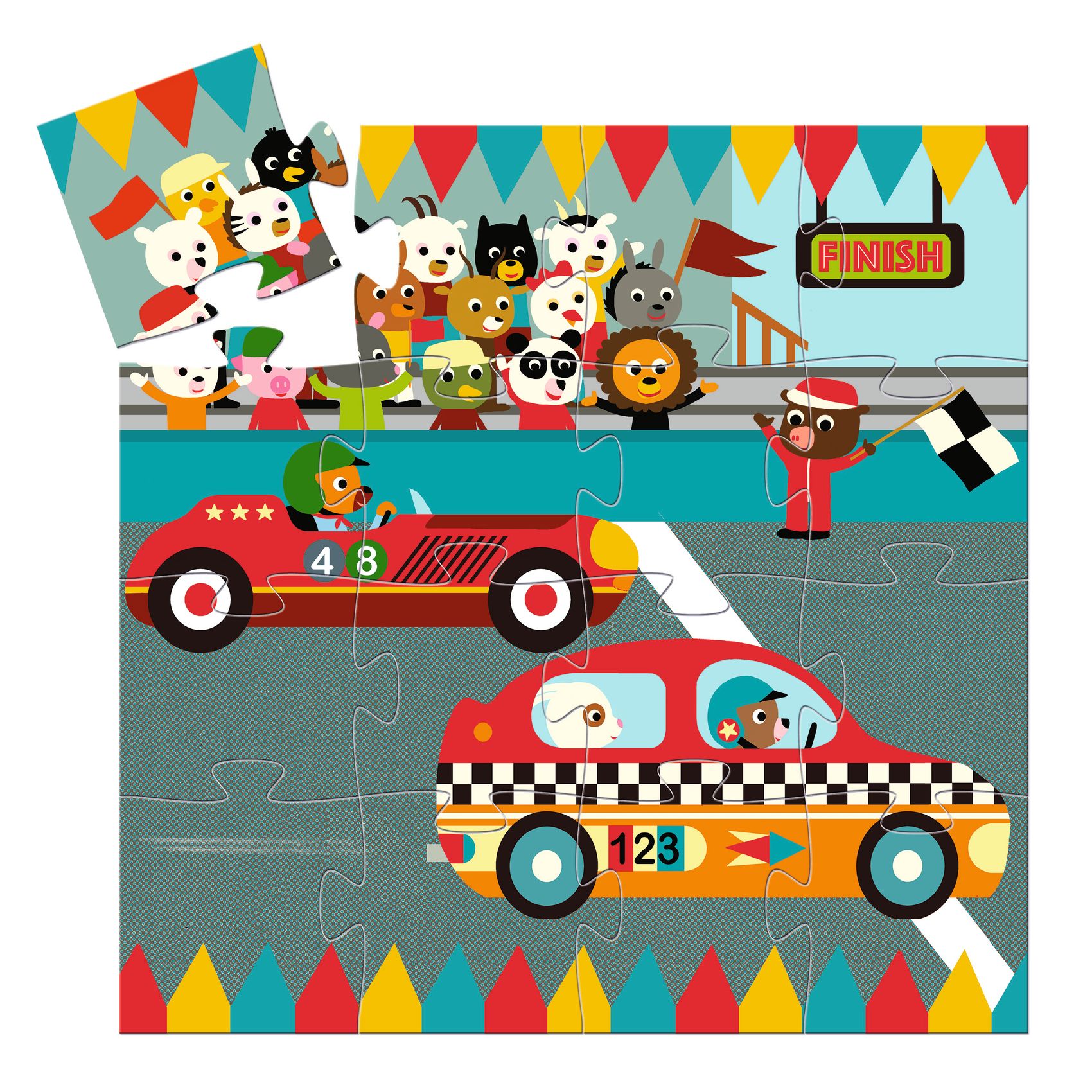 Djeco puzzle jeux enfants bebes parents activité autonomie accessoires cadeaux le béguin de Charlie concept store tours