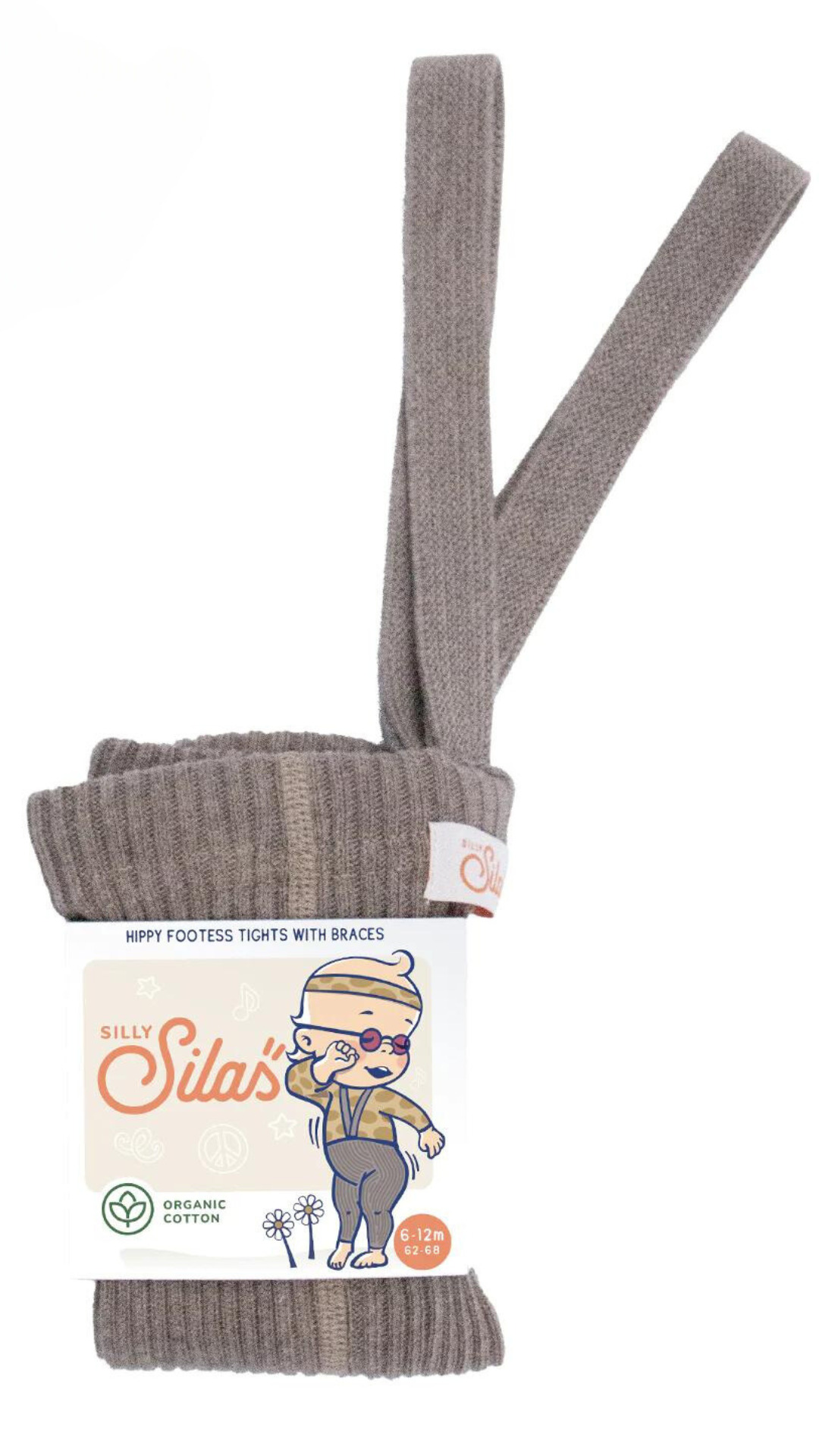 Collant sans pied bretelles le béguin de Charlie concept store enfants bebe hiver bas sous vêtements cocoa bland