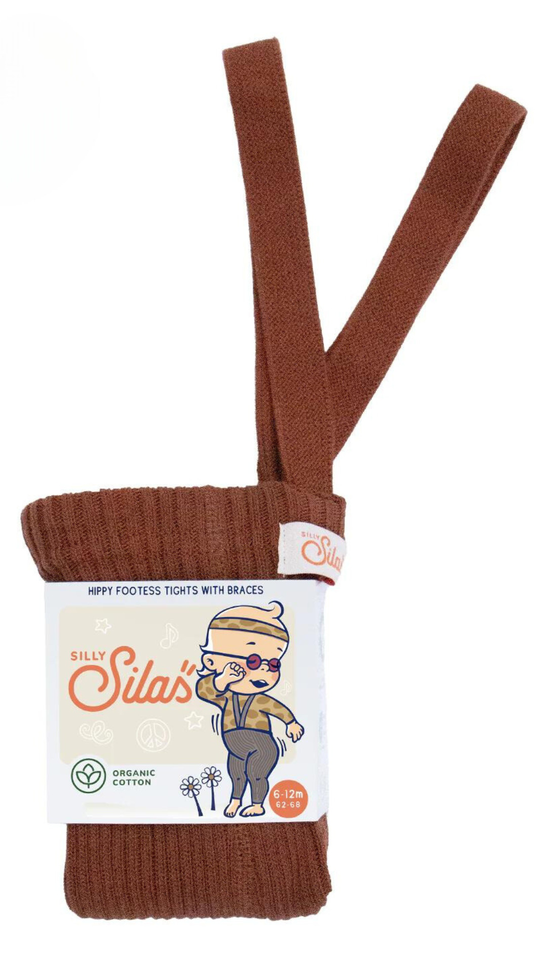 Collant sans pied bretelles le béguin de Charlie concept store enfants bebe hiver bas sous vêtements cinnamon