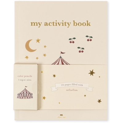 cahier activité book livre a activité crayon de couleur occupation konges enfants concept store bebe petits jeu jeux activity amuser le béguin de Charlie Tours centre de tours Indre et Loire parents famille créatif loisir coloriage colorier