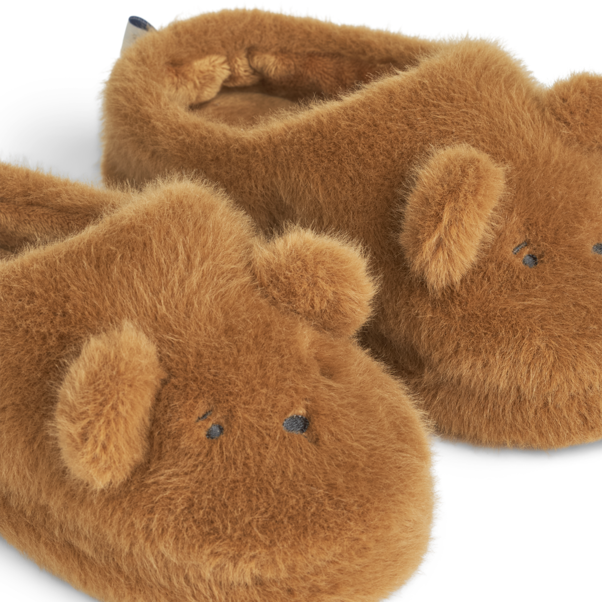 paire de chaussons Liewood pour enfants chez le béguin de Charlie, Tours en forme d'animaux ours