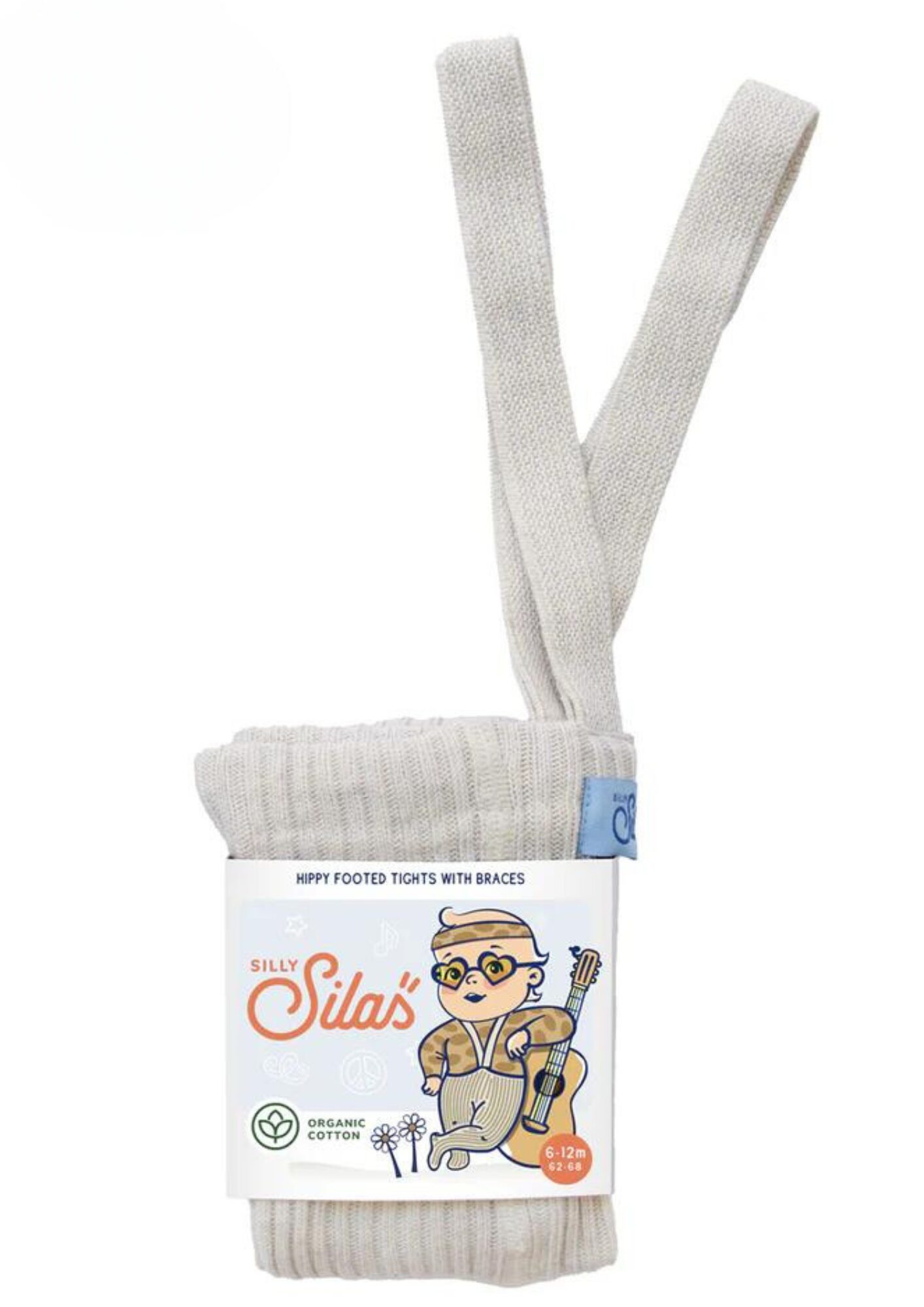 collant silly Silas avec pieds collection hippy cream blend accessoire mode enfant et bebe cadeau, le béguin de Charlie, Tours