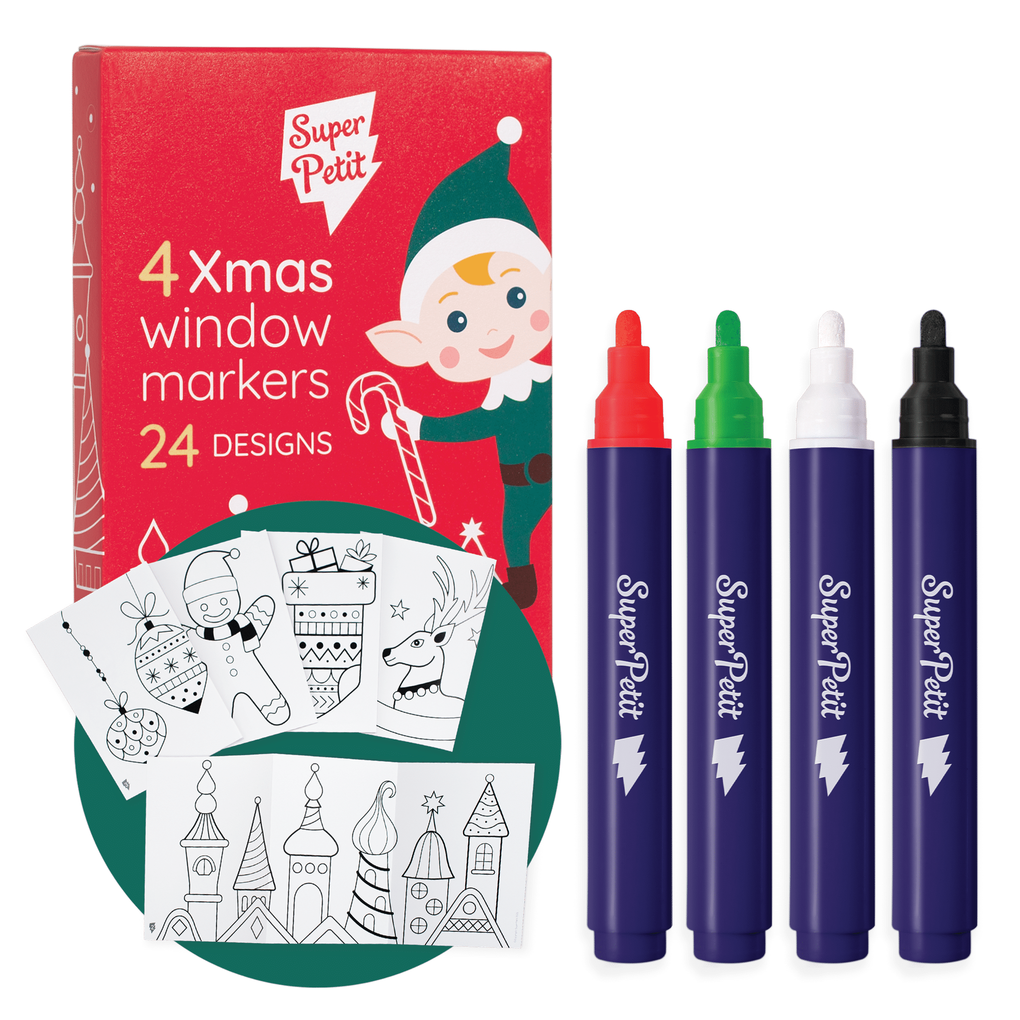 feutres effaçables miroir et vitres cadeau enfants super petit le béguin de Charlie Tours