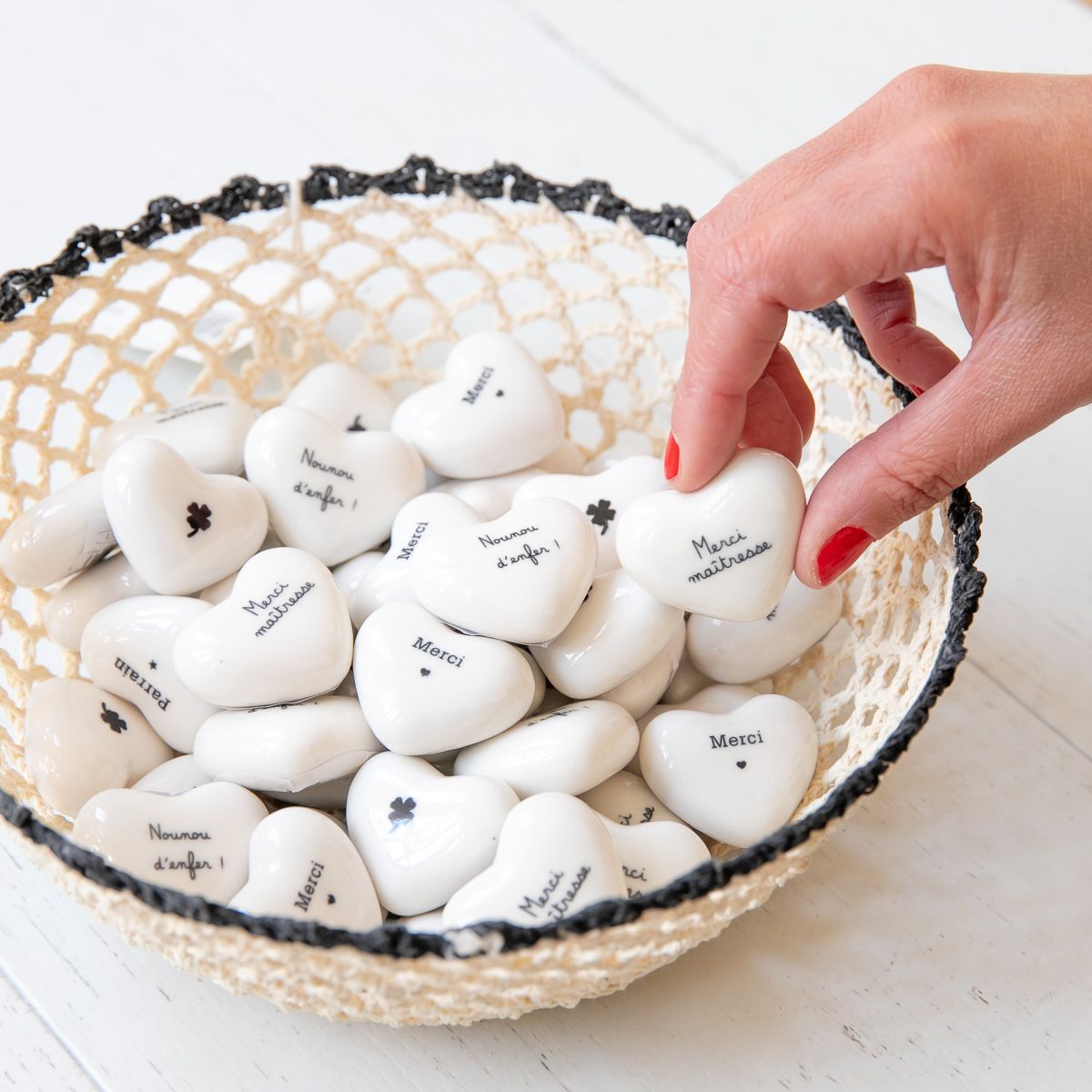 coeur décoration idée petit cadeau pour toute la famille le petit souk le béguin de Charlie Tours