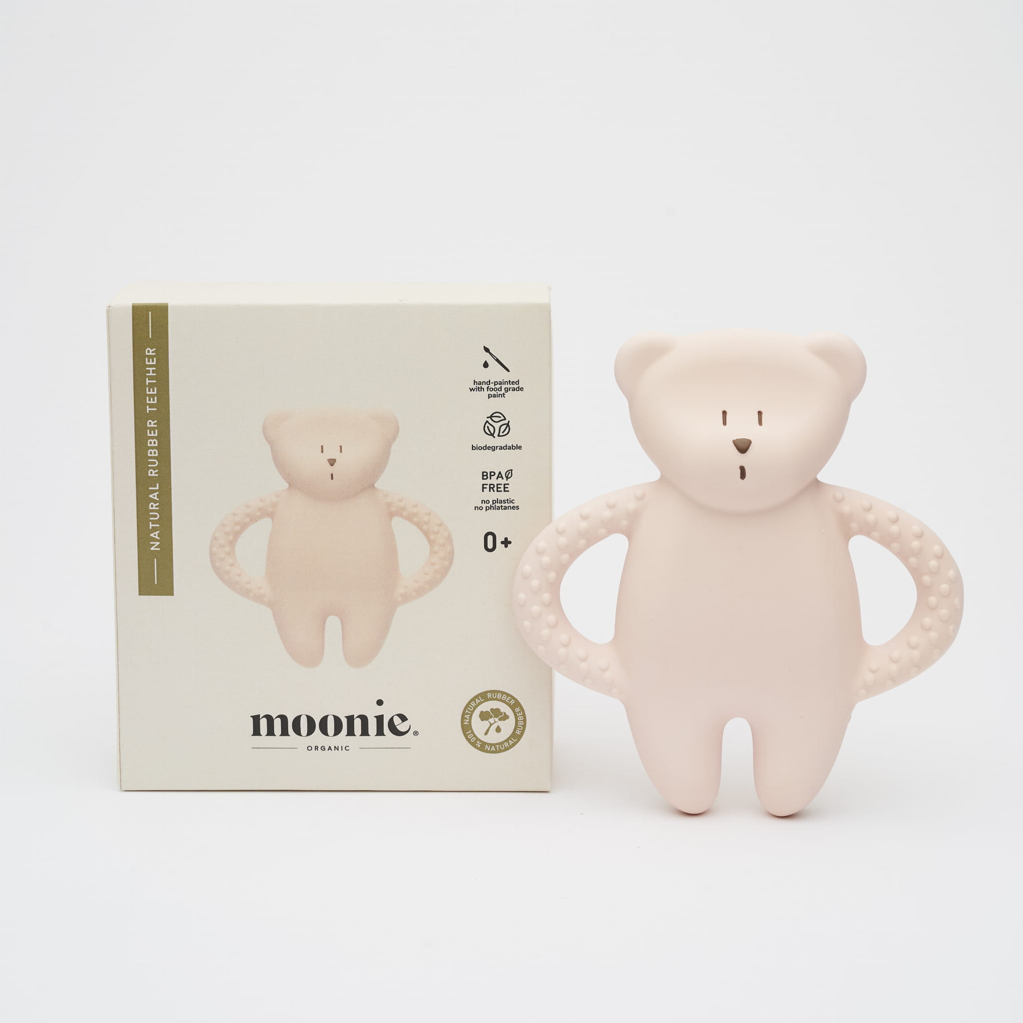 objet de dentition en forme d'ours pour bebe en idée de cadeaux de naissance de la marque Moonie chez le béguin de Charlie à Tours