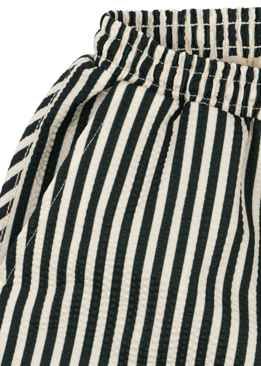 short de bain à rayures avec citron pour enfants été accessoire et vêtements de plage de la marque Konges Slojd chez le béguin de Charlie à Tours