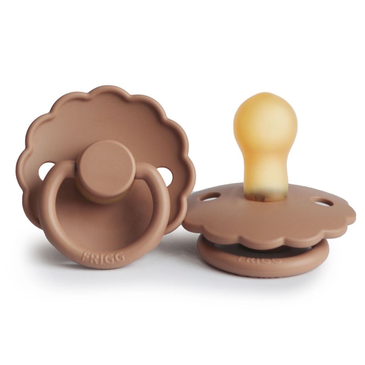 tétine taille 1 pour bébé nouveau né nourrisson en latex de la marque Frigg chez le béguin de Charlie à Tours