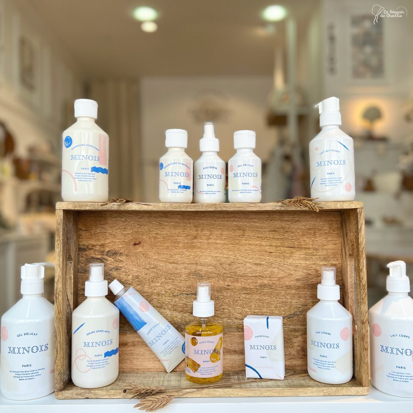 produit hygiène pour le bain corps et cheveux pour bébé et enfants chez le béguin de Charlie à Tours