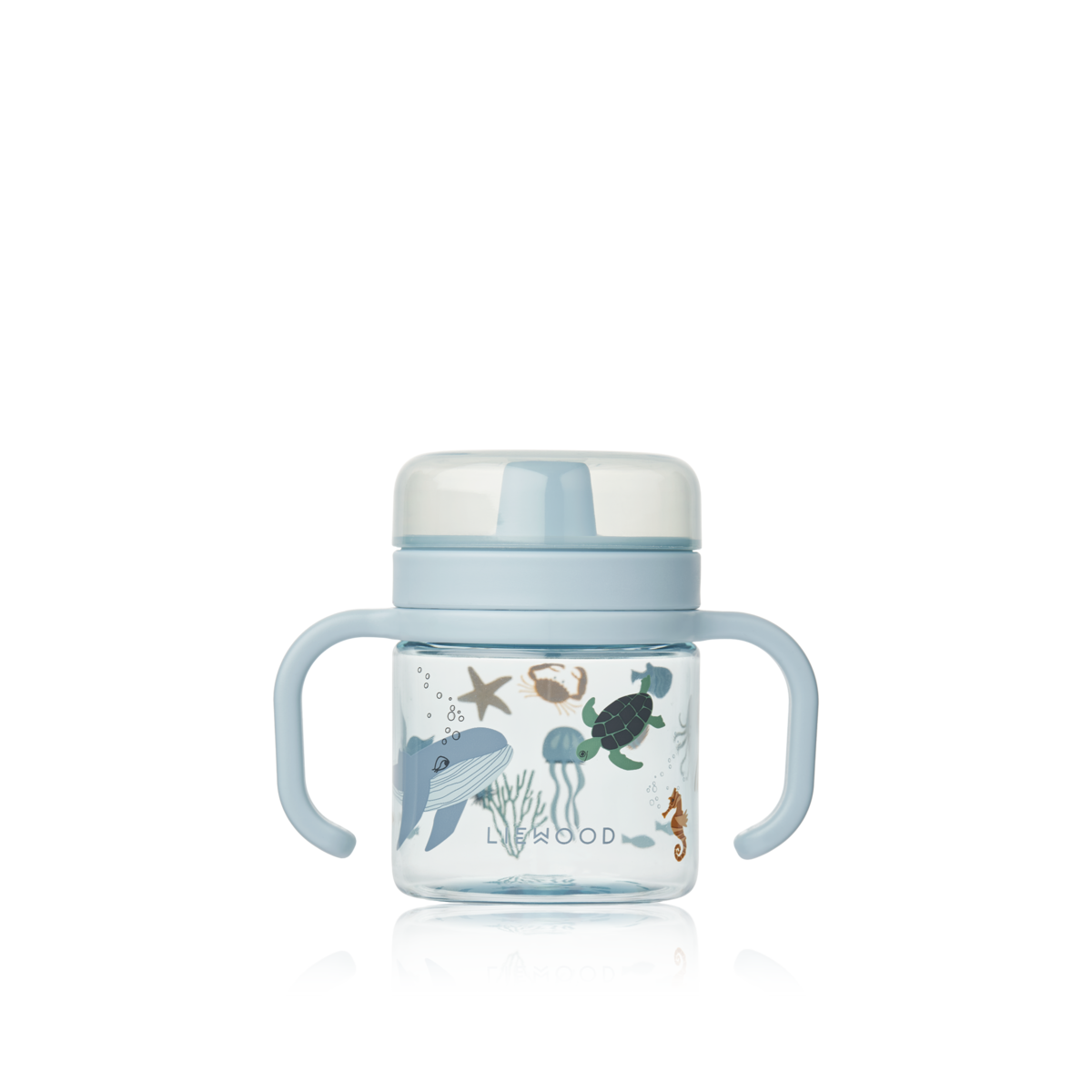 tasse à bec avec hanses pour bébé pour l'apprentissage cadeau de naissance de la marque Liewood chez le béguin de Charlie à Tours