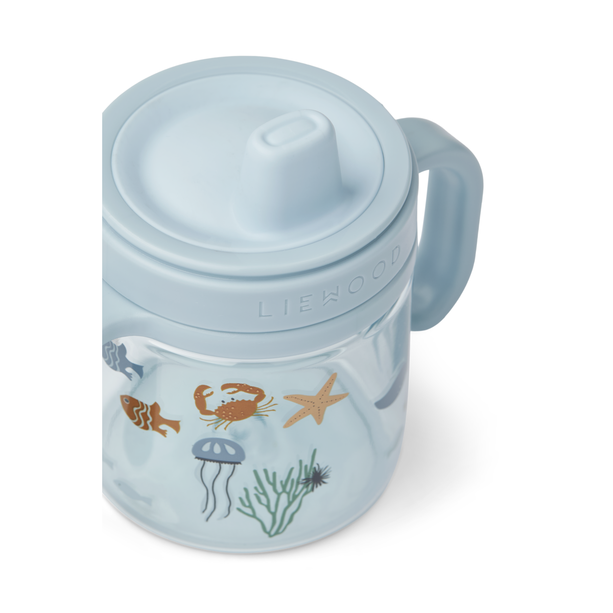tasse à bec avec hanses pour bébé pour l'apprentissage cadeau de naissance de la marque Liewood chez le béguin de Charlie à Tours