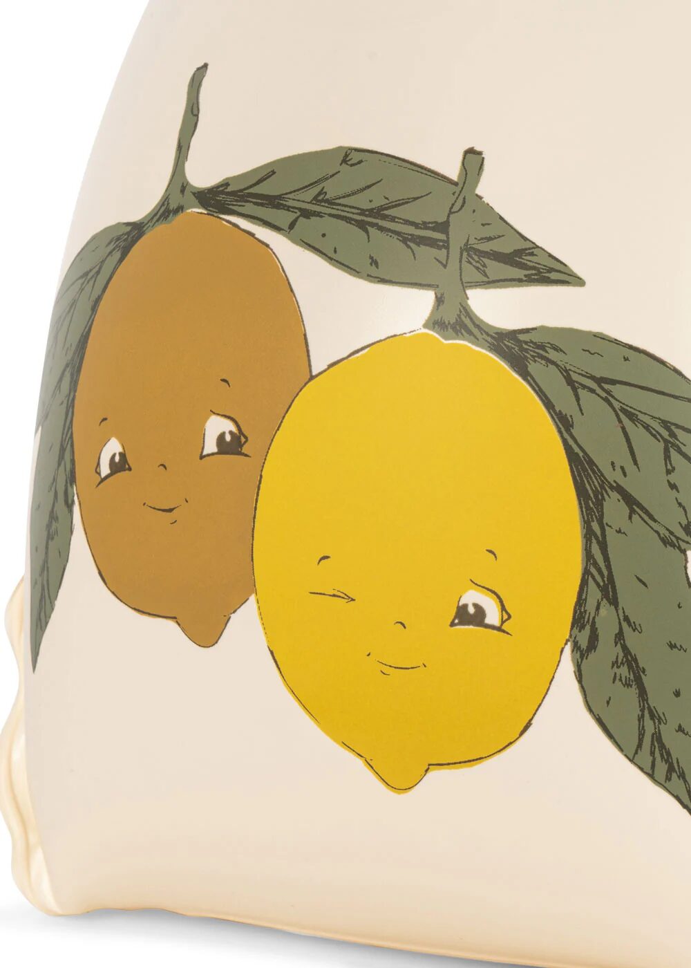 brassards pour bébés et enfants avec deux citrons dessus - vacances été et plage - marque Konges Slojd - Le béguin de Charlie à Tours