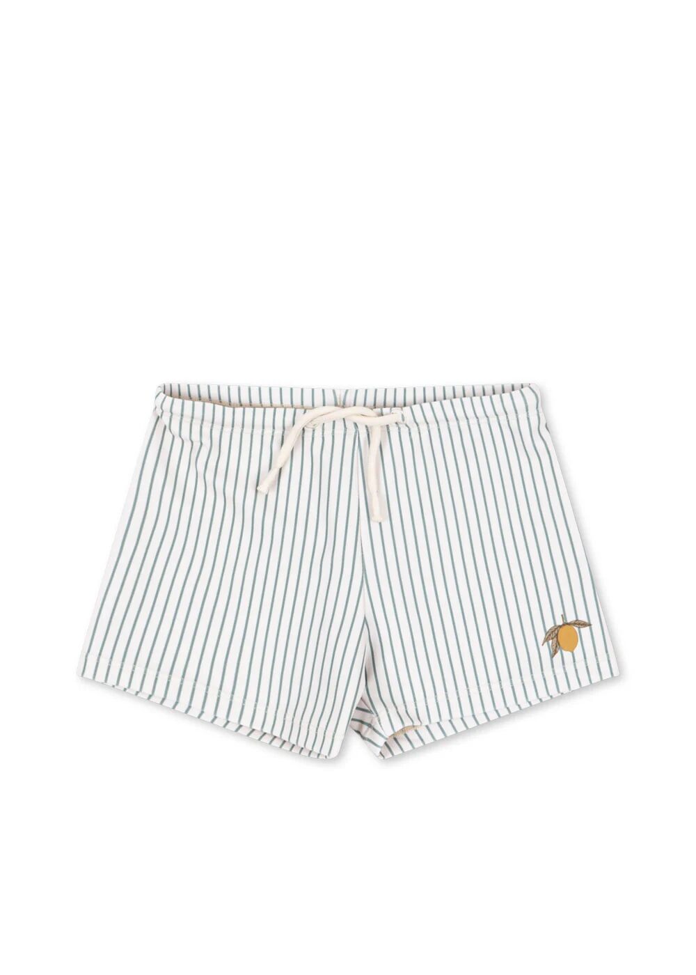 short de bain à rayures avec citron pour bébés et enfants - accessoire et vêtements été de la marque Konges Slojd - disponible en ligne et en boutique chez Le béguin de Charlie à Tours