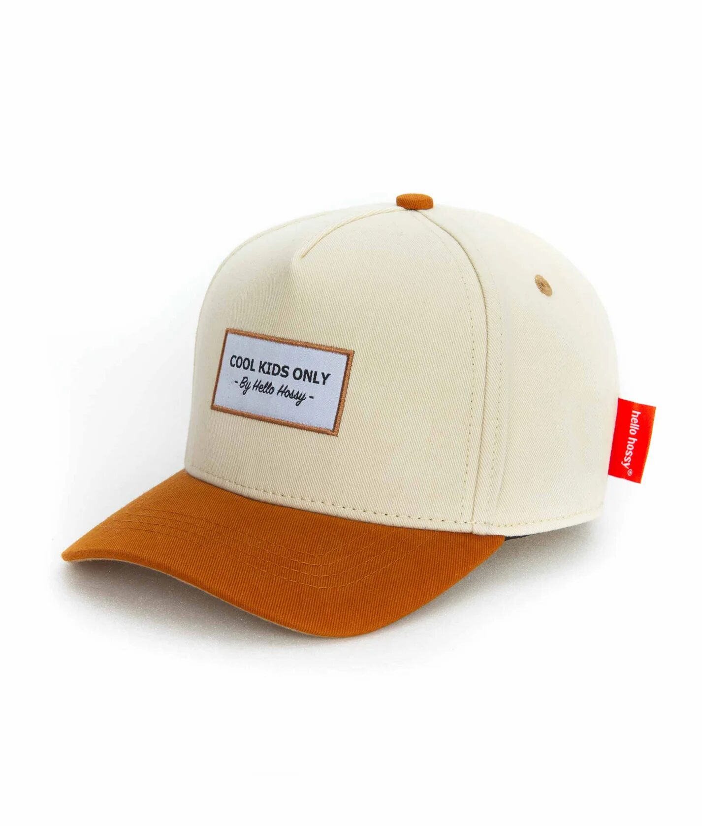 Casquette mini beige Cool kids only pour enfant et adulte de la marque Hello Hossy chez Le béguin de Charlie