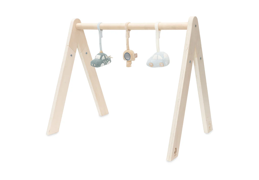 jouets pour arche d'éveil sur le thème des voitures pour bébés et enfants - cadeau de naissance - éveil des bébés - marque Jollein - disponible en ligne et en boutique chez Le béguin de Charlie à Tours
