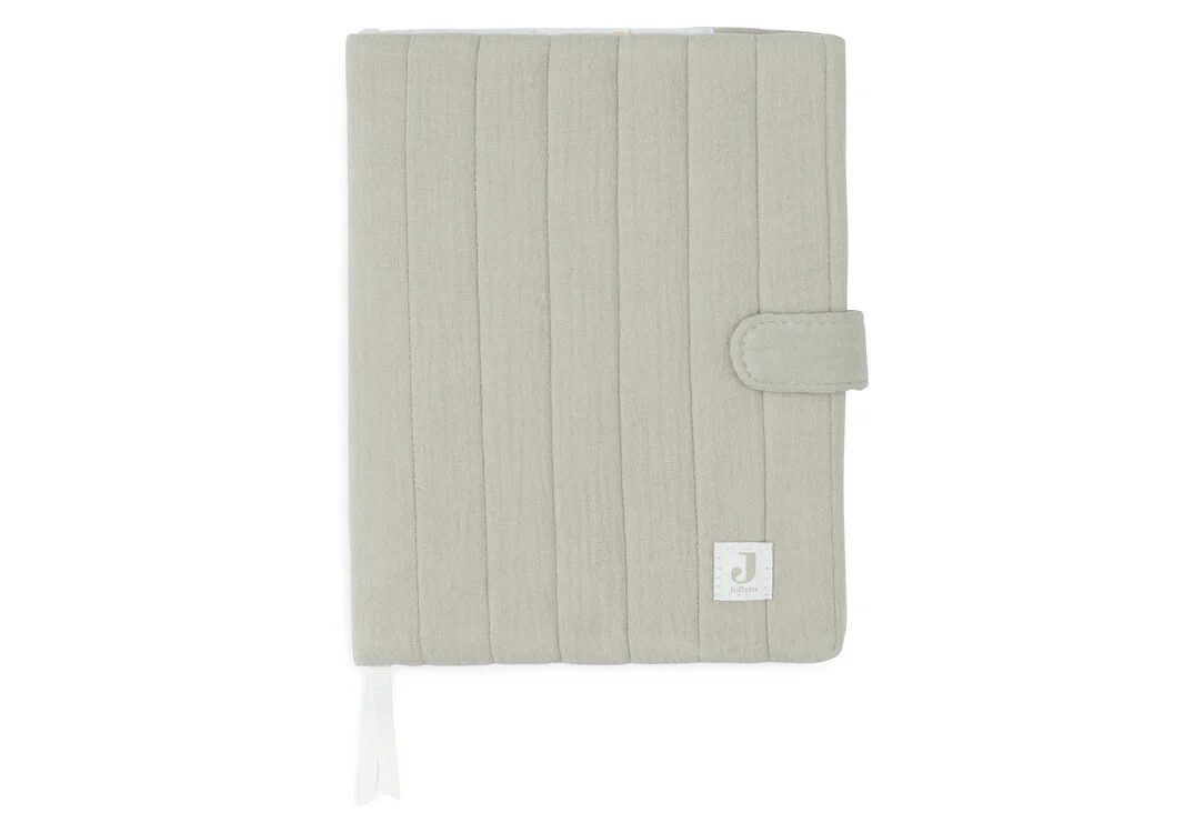 protège carnet de santé en gaze de coton / Olive green - idée cadeau de naissance - de la marque Jollein - disponible en ligne et en boutique chez Le béguin de Charlie à Tours