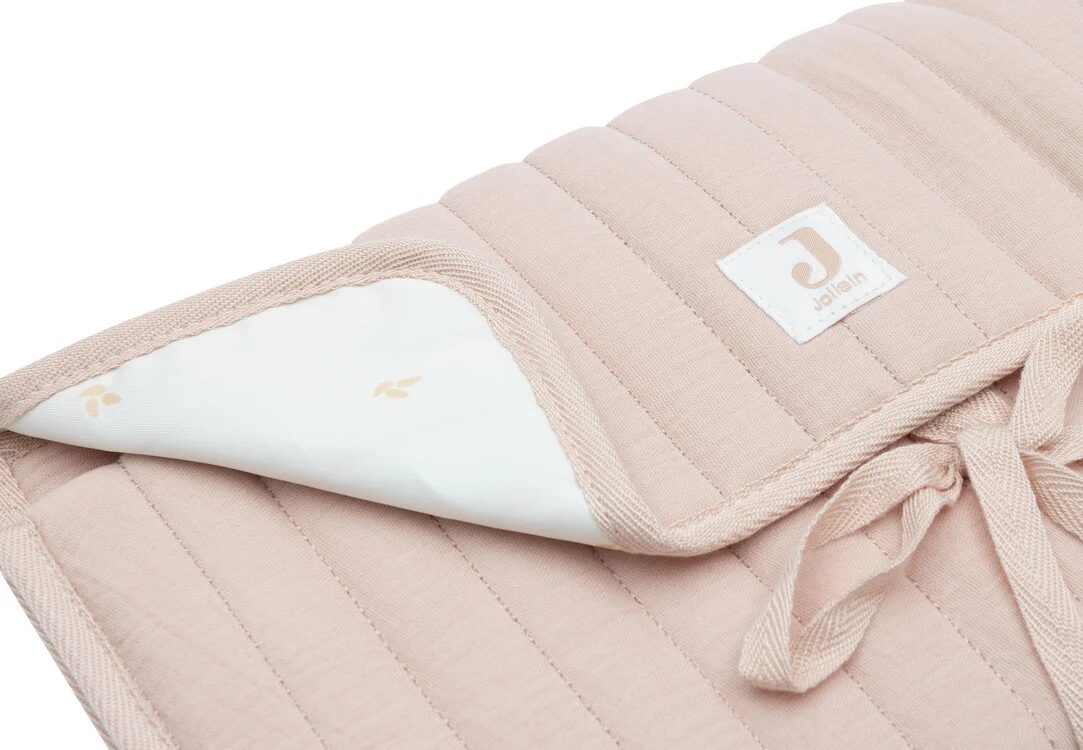 tapis à langer nomade pour changer bébés couleur wild rose - cadeau de naissance - marque Jollein - disponible chez Le béguin de Charlie en ligne ou en boutique