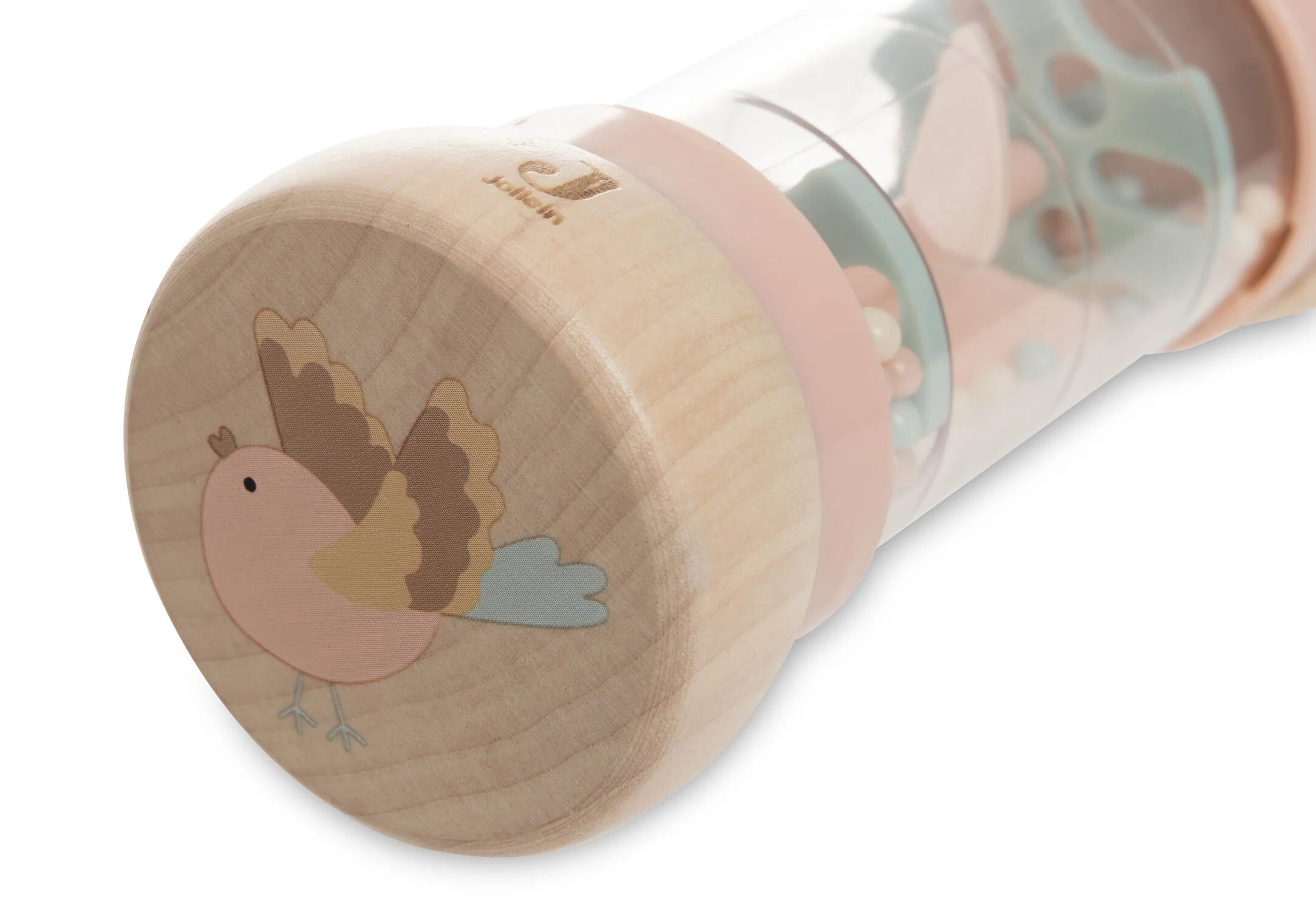 bâton de pluie thème Lovely birds oiseaux pour l'éveil des bébés - de la marque Jollein - disponible en ligne et en boutique chez Le béguin de Charlie à Tours