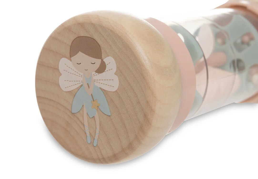 bâton de pluie thème Lovely birds et fées pour l'éveil des bébés - de la marque Jollein - disponible en ligne et en boutique chez Le béguin de Charlie à Tours