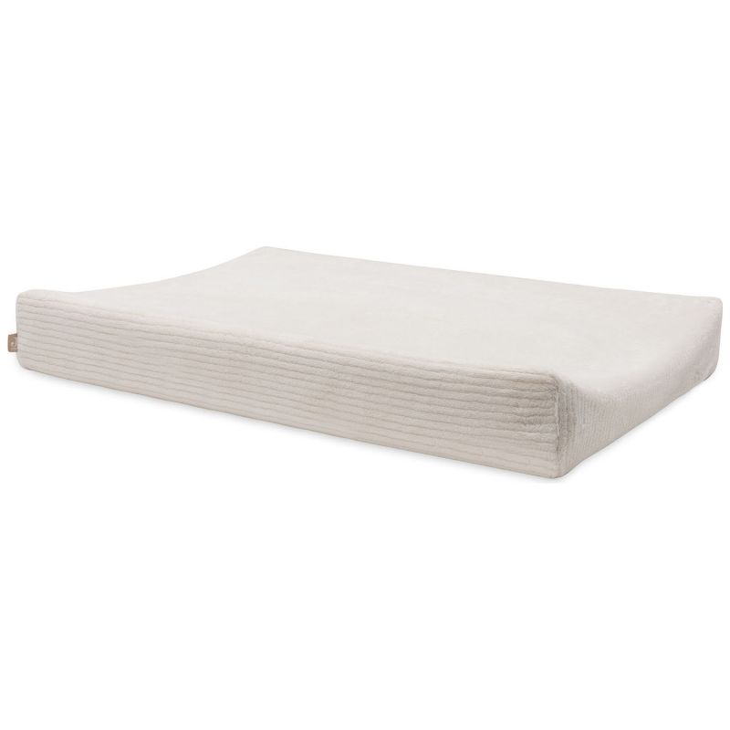 housse de matelas à langer toute douce couleur oatmeal - velours côtelé pour bébé - cadeau de naissance de la marque Jollein - disponible en ligne et en boutique chez Le béguin de Charlie à Tours