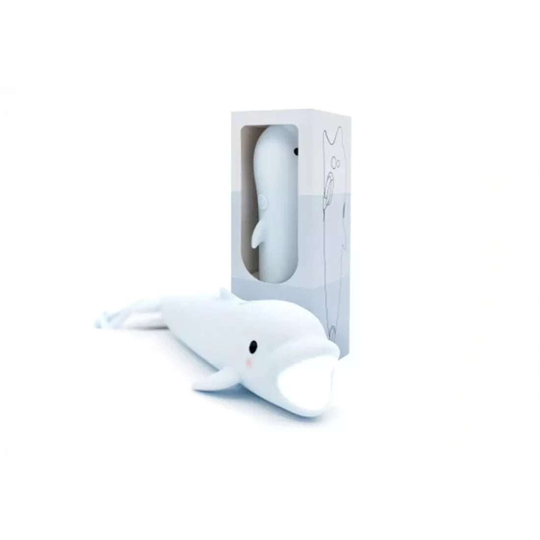 lampe de poche pour enfants dauphin - lampe torche de la marque Little L - disponible en ligne et en boutique chez Le béguin de Charlie à Tours