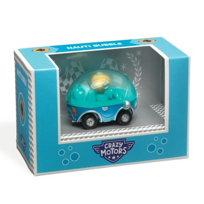 Nauty bubble - voitures de la collection Crazy Motors de la marque Djeco - jouets et collection pour bébés et enfants - disponible en ligne et en boutique chez Le béguin de Charlie à Tours