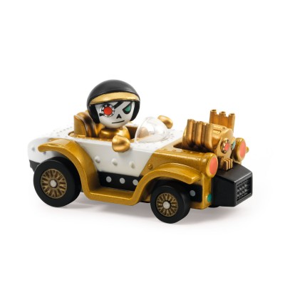 Motor skull - petite voiture de la collection Crazy Motors de la marque Djeco - jouets et collection pour bébés et enfants - disponible en ligne et en boutique chez Le béguin de Charlie à Tours
