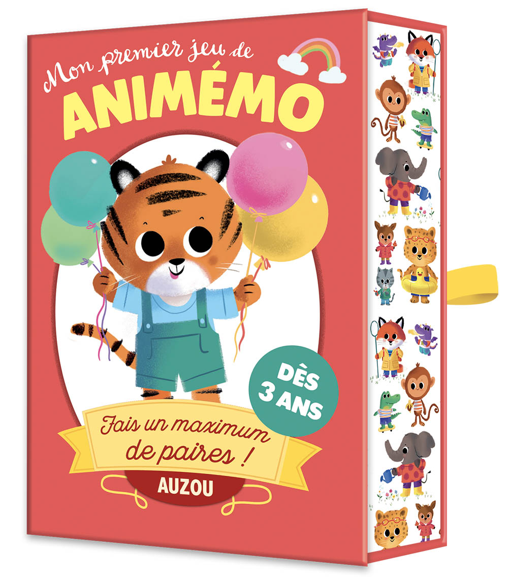 jeu de cartes / mon premier Animemo - jeu de cartes enfants à faire en famille - jeu de société de la marque Auzou - disponible en ligne et en boutique chez Le béguin de Charlie à Tours