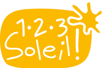 logo 1 2 3 soleil - marchez disponible chez Le béguin de Charlie à Tours