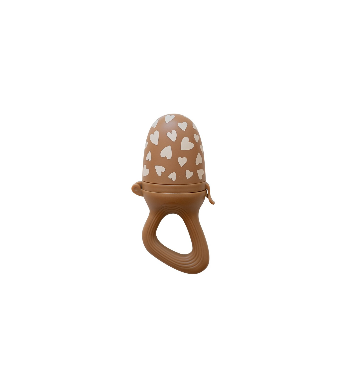 tétine grignoteuse Love camel - indispensable pour la diversification alimentaire - idée cadeau de naissance - tétine grignoteuse de la marque Zakuw - disponible en ligne et en boutique chez Le béguin de Charlie à Tours
