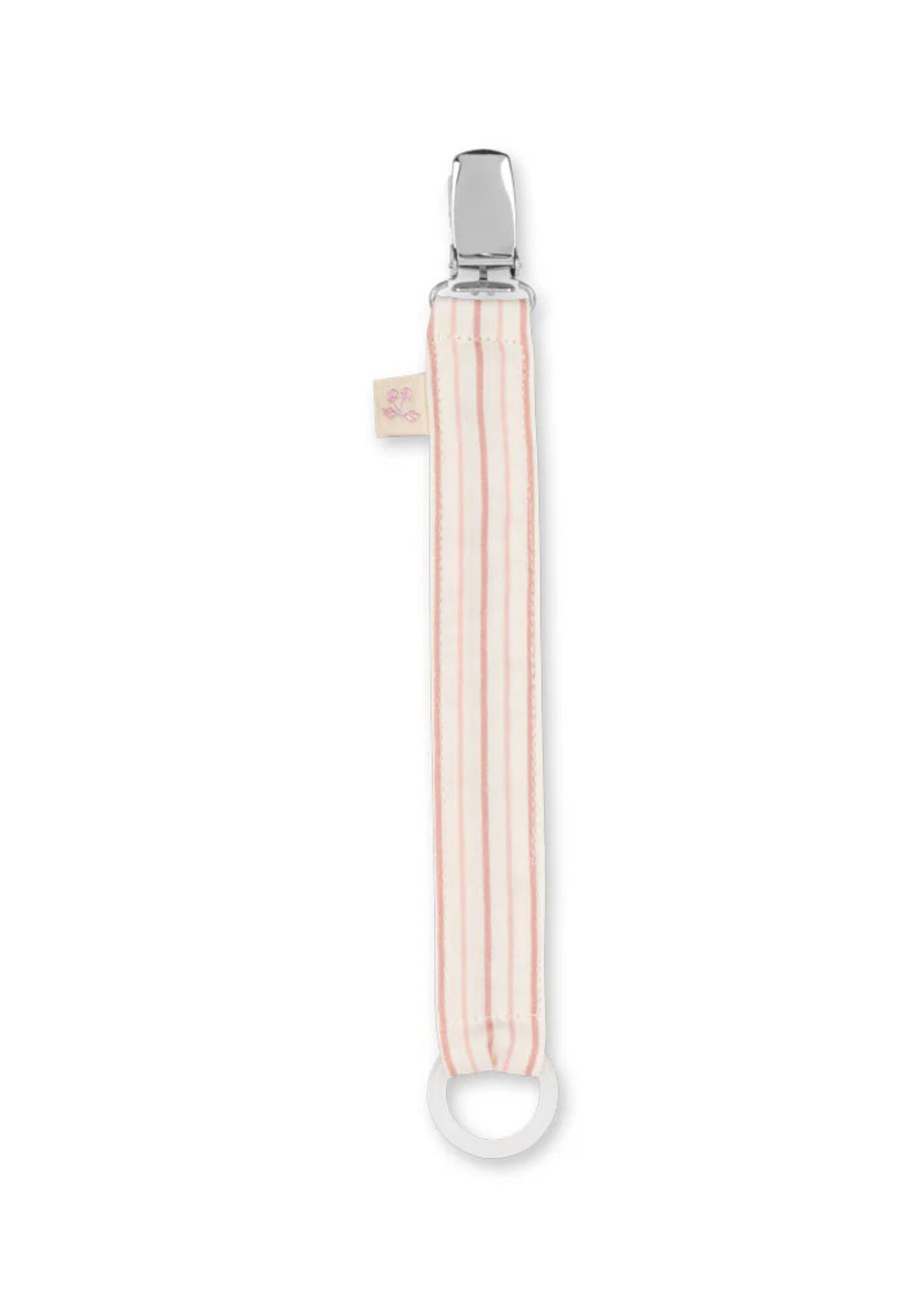 attache tétine petite rose pour bébé Konges Slojd chez Le béguin de Charlie