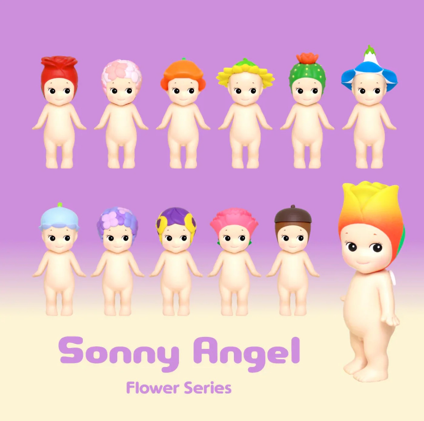 Sonny Angel série fleurs figurine enfant
