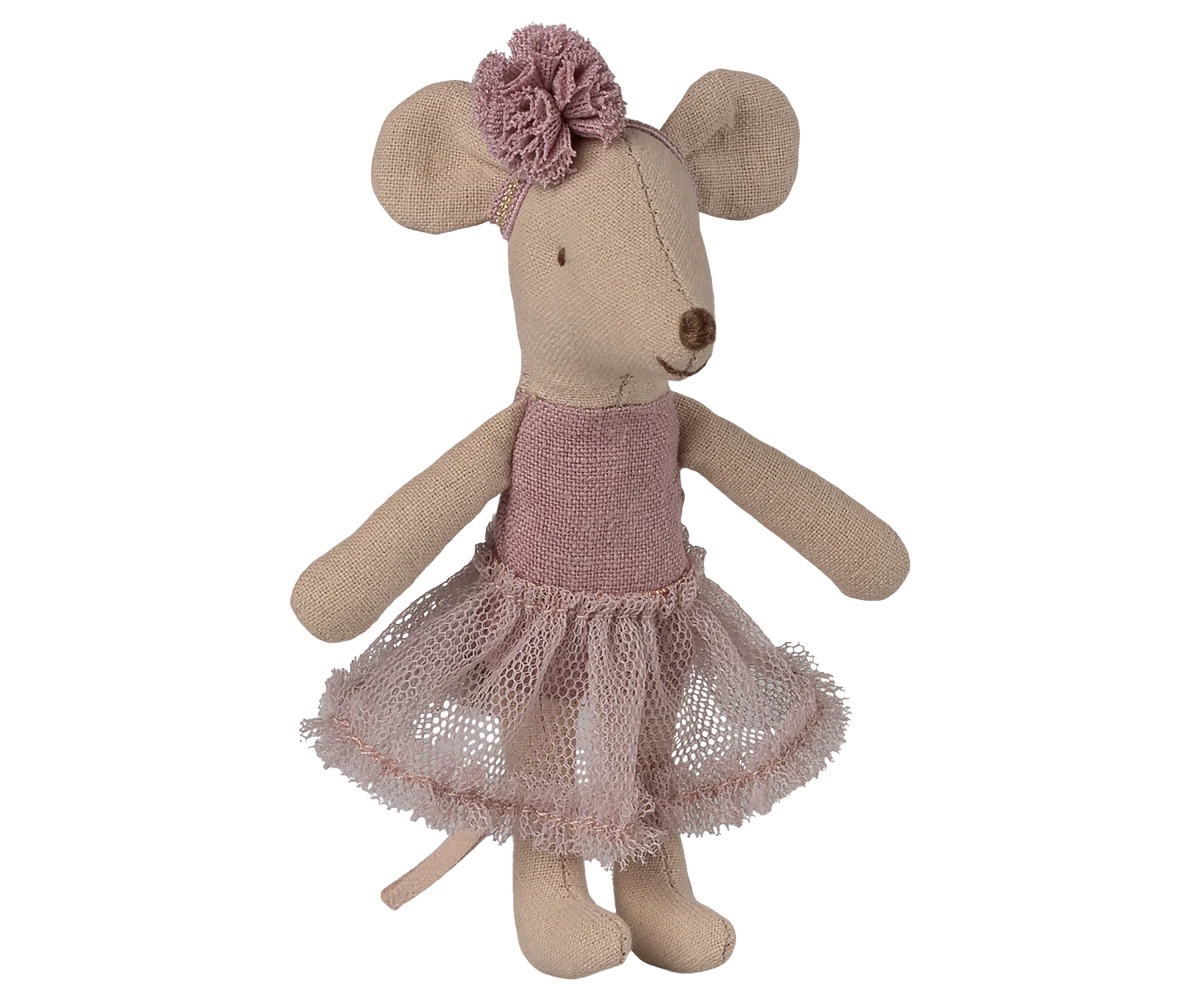 souris petite soeur ballerine en tenue de danseuse de la marque Maileg chez Le béguin de Charlie