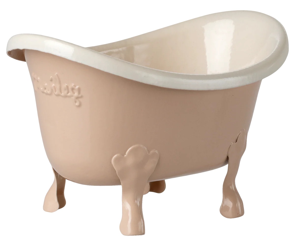 baignoire pour souris rose vintage pour la salle de bain de la marque Maileg chez Le béguin de Charlie